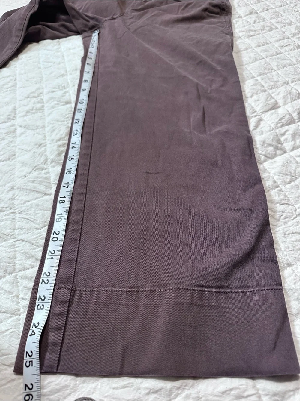 J. Crew Women’s capri pants Elastic-Waist Wide-Leg size M